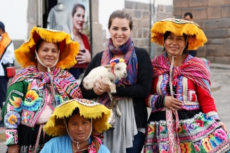 Baby Llama Colorful Cusco Peru