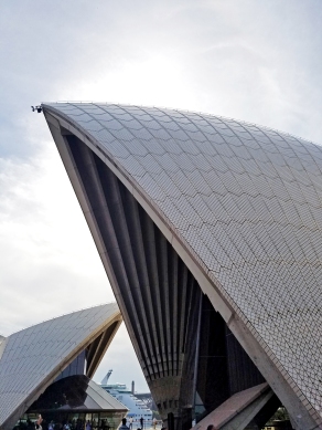 Sydney Opera House Sails Up Close Australia